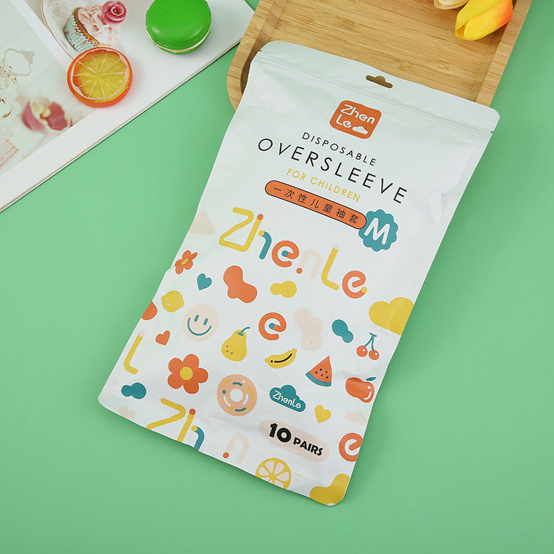 Wholesale Children Disposable Stain Resistant Sleeves Cloth Baby Supplies